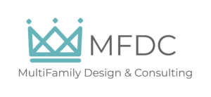 The logo for Model55's partner, Multifamily Design & Consulting.