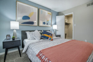 Image of bedroom at Assembly Herndon model apartment