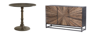 Image of items from commercial interior design stocking catalog