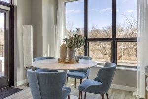 Image of dining area design at Westchester Model Apartment Assembly
