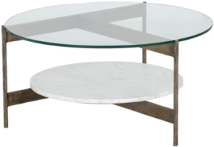 Image of accent table from Model55 Westchester model apartment design assembly