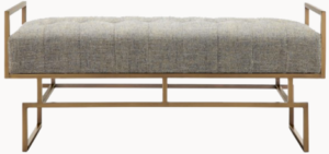 Image of bench from Model55 Westchester model apartment design assembly