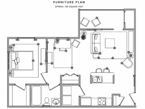 Image of floor plan layout for the design feature Assembly Germantown