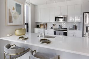 Image of kitchen design from model apartment assembly by model55