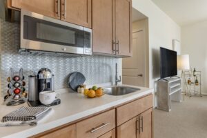 image of kitchen design details from model55 apartment assembly