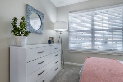 Image of design details in bedroom at Assembly Herndon