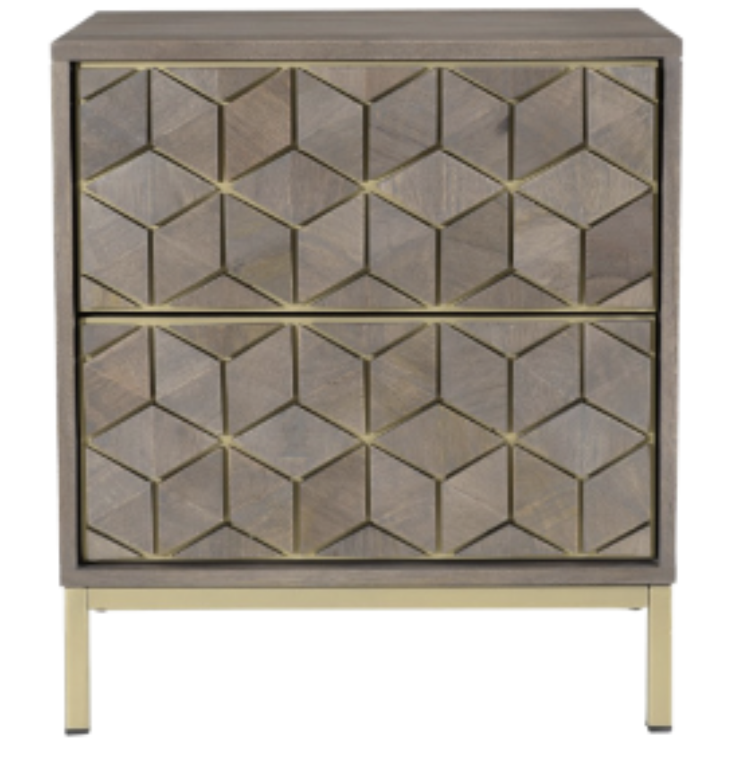 Image of Corolla nightstand from commercial interior design stocking catalog